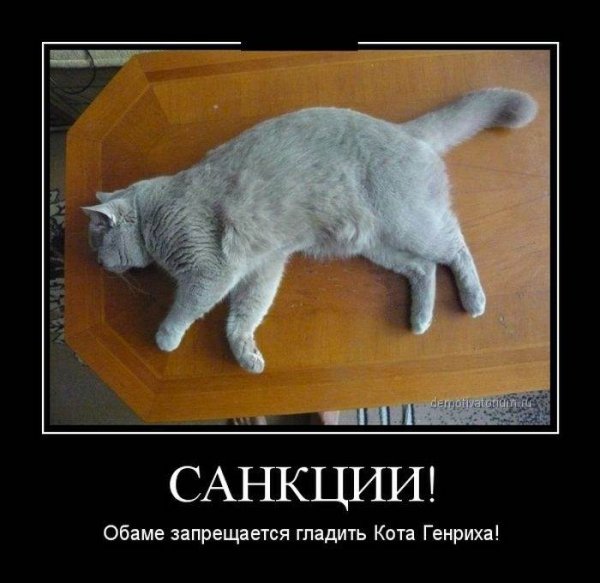 Санкции демотиваторы