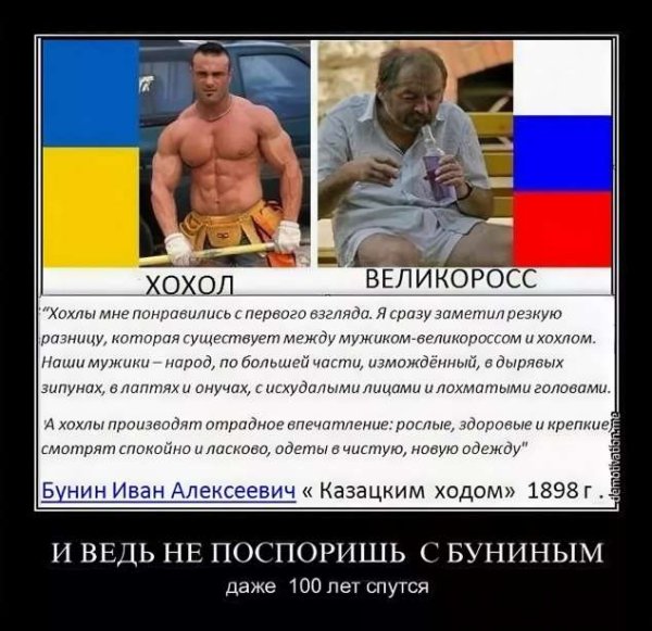 Украинцы русские демотиватор
