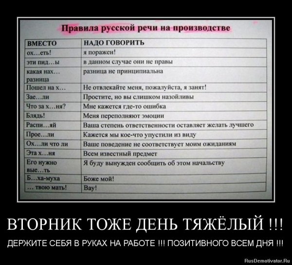 Шутки про понедельник