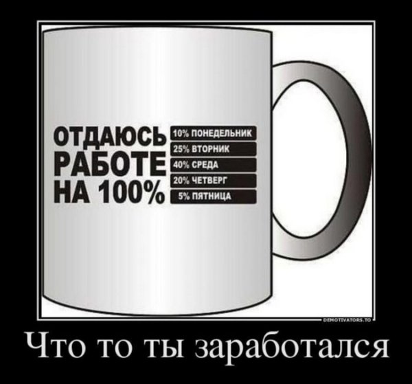 Демотиваторы про работу