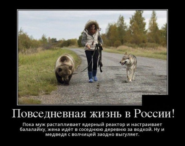 Самые смешные демотиваторы про Россию