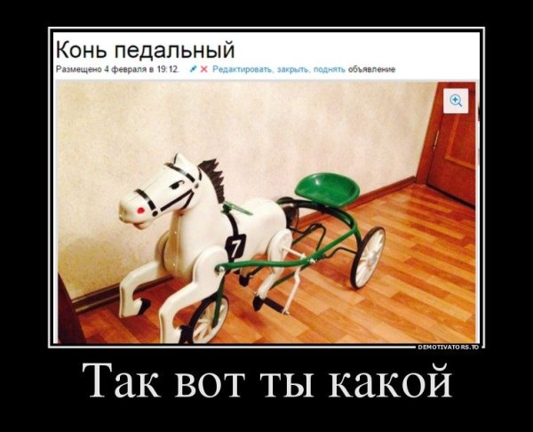 Конь педальный