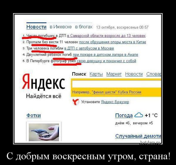 Утро воскресенья демотиваторы
