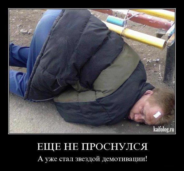 Демотиваторы про алкашей смешные