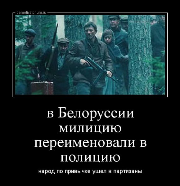 Партизаны демотиваторы