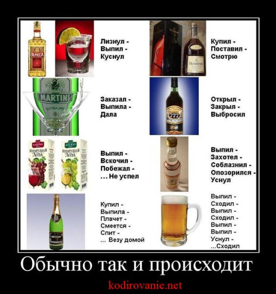 Шутки про алкоголь