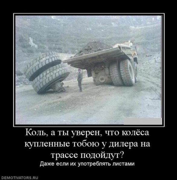 Демотиватор запаска