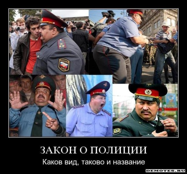 Приколы полиция демотиваторы