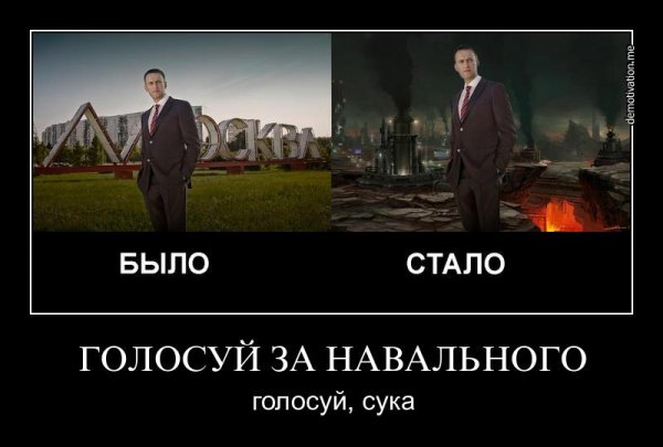 Навальный демотиваторы