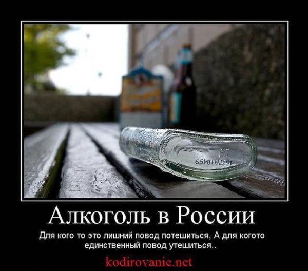 Демотиваторы про алкоголь