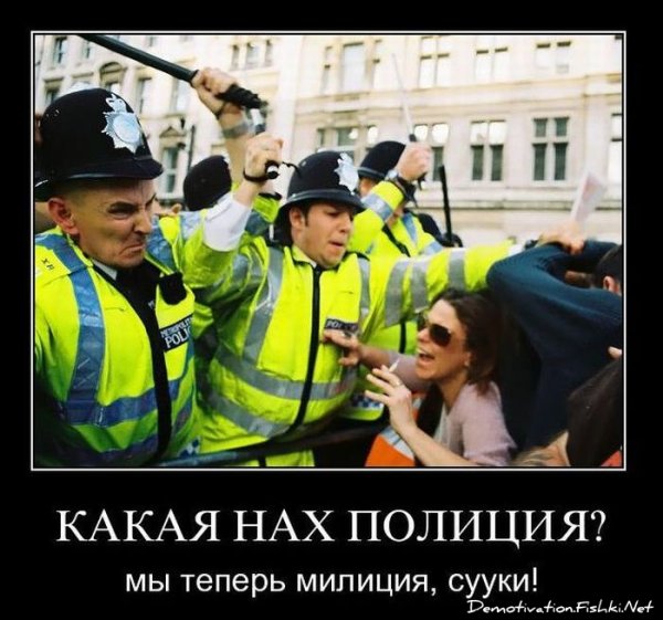 Полиция демотиваторы