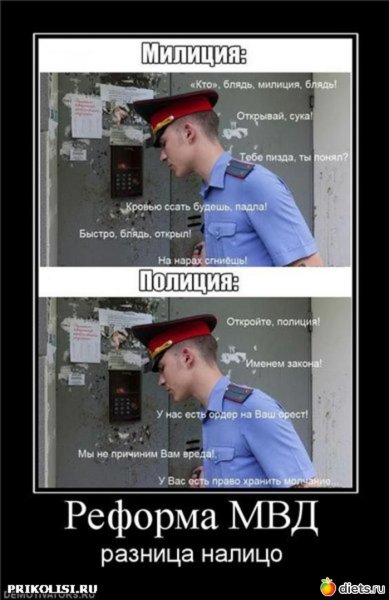 Полиция демотиваторы
