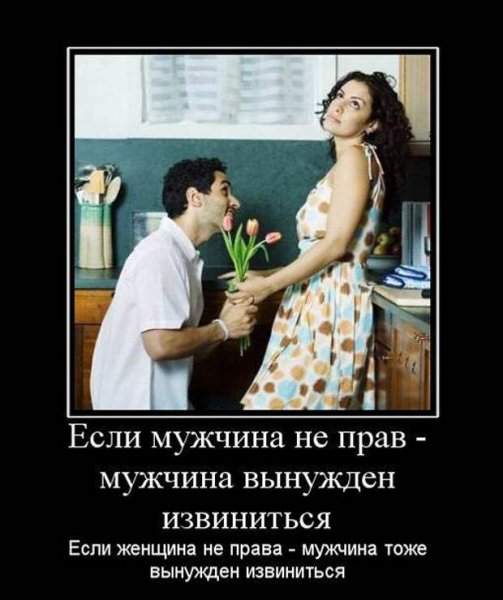 Демотиваторы про мужчин и женщин