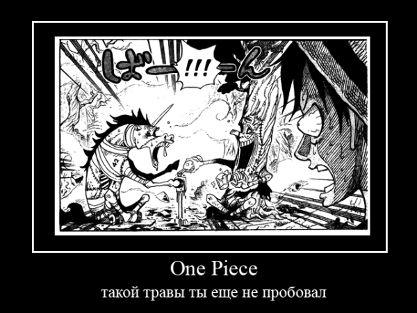 One piece демотиваторы