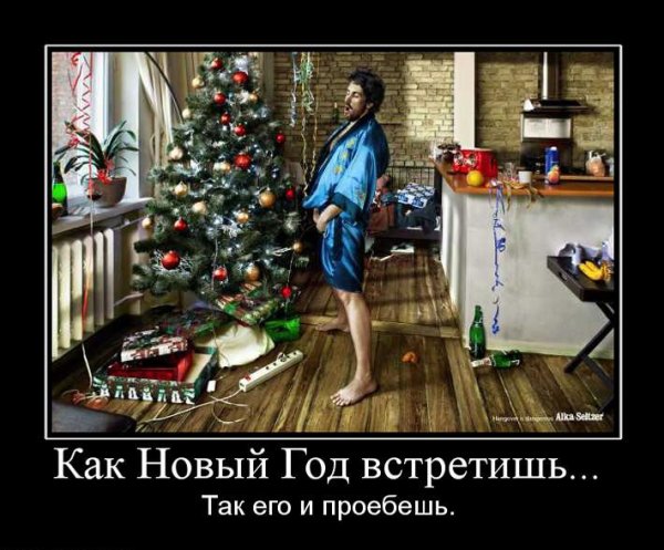 Демотиваторы про новый год