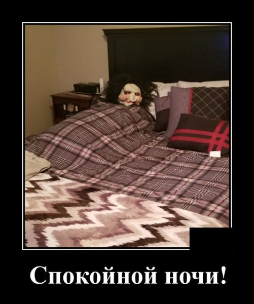 Спокойной ночи демотиватор