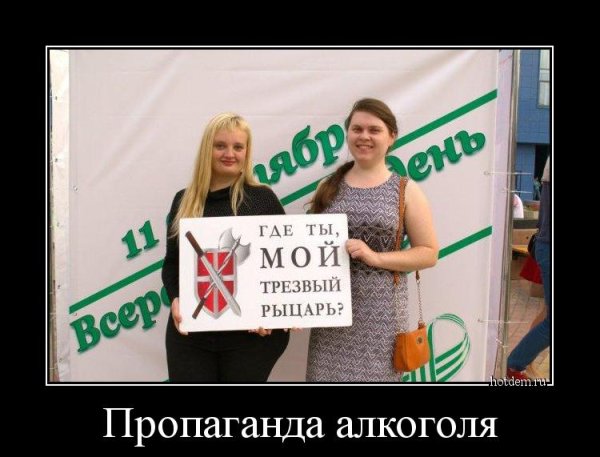 Трезвость демотиватор