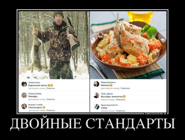 Двойные стандарты юмор