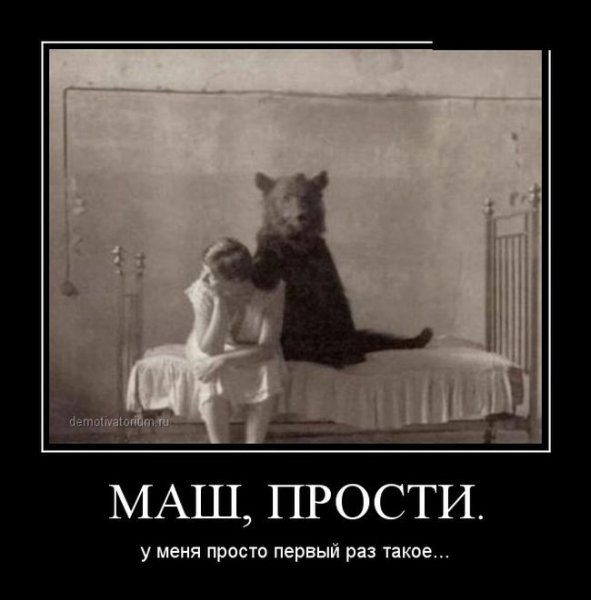 Прости демотиватор