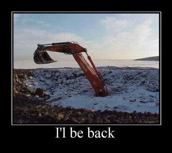 Демотиваторы про экскаватор