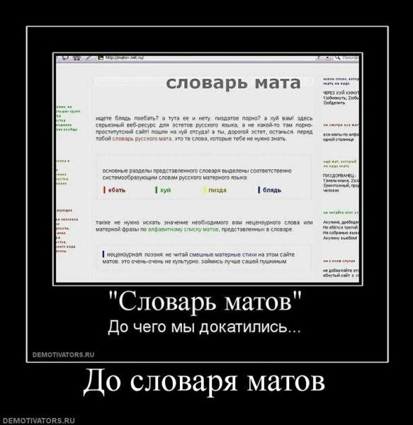 Матерные демотиваторы (46 фото)