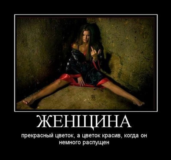 Демотиваторы про женщин