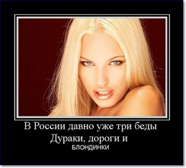 Приколы про блондинок