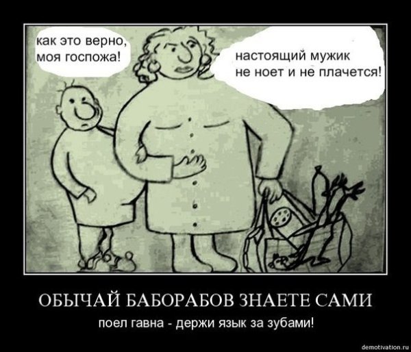 Демотиватор про баборабов
