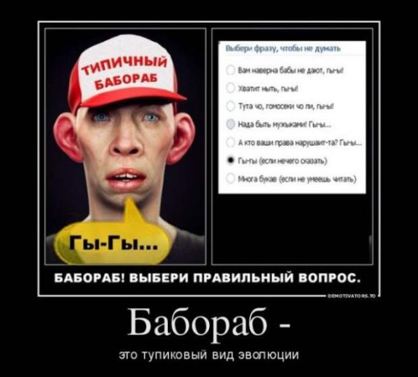 Бабораб демотиватор
