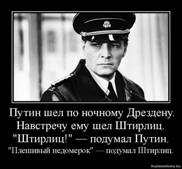 Штирлиц демотиваторы