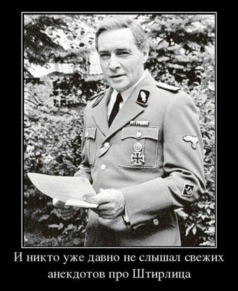 Штирлиц демотиваторы