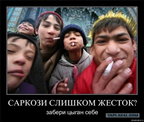 Демотиваторы про цыганей