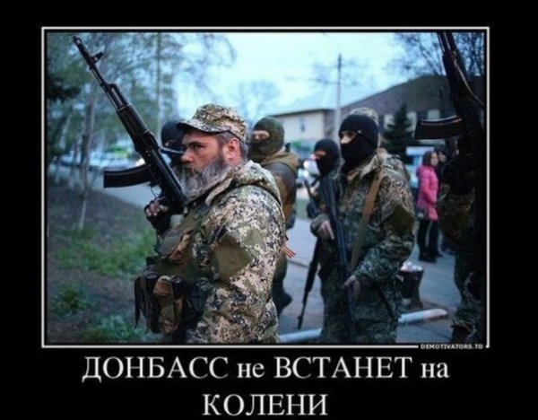 Ополченцы Донбасса демотиваторы