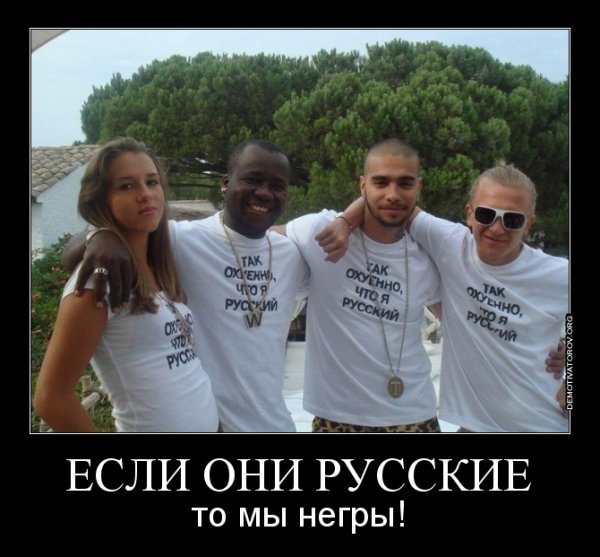 Демотиватор мы - русские