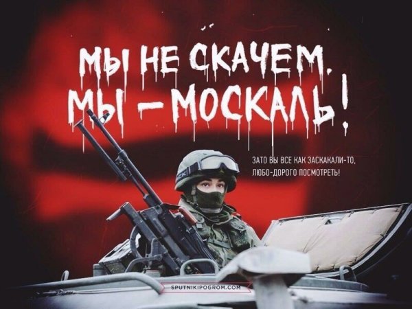 Мы не скачем мы Москаль