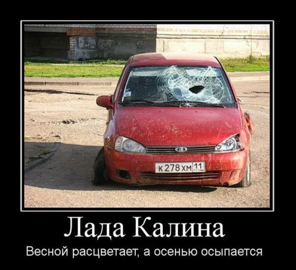 Лада Калина прикол