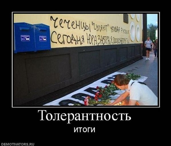 Против толерантности демотиватор