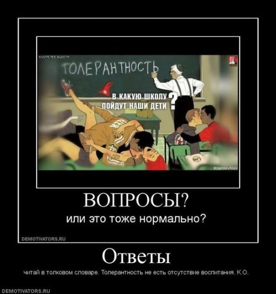 Толерантность прикол