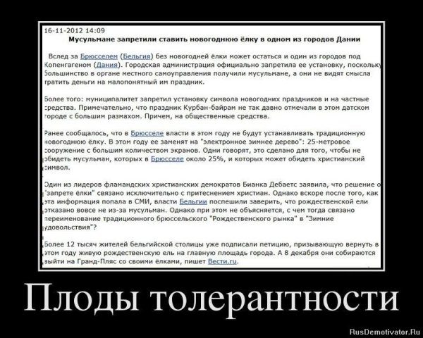 Толерантность карикатура