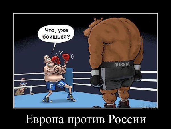 Америка и Европа против России карикатуры
