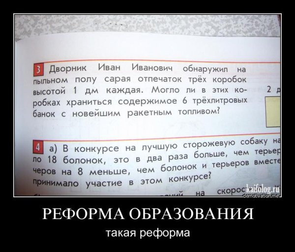 Шутки про образование