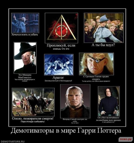 Гарри Поттер демотиваторы
