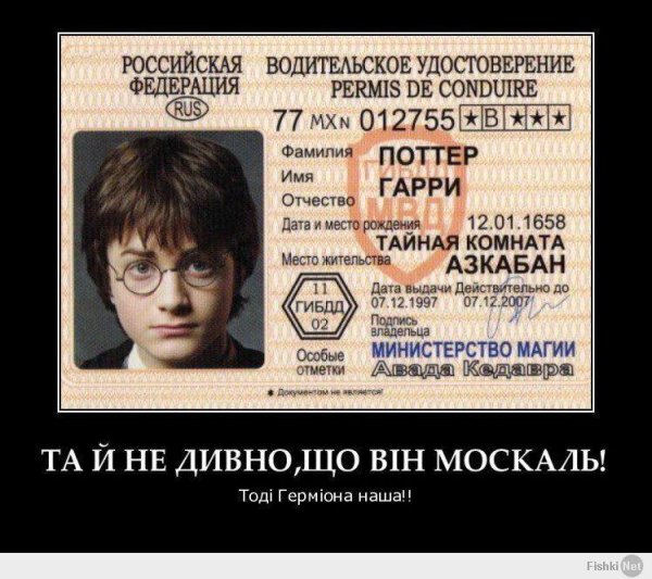 Гарри Поттер демотиваторы
