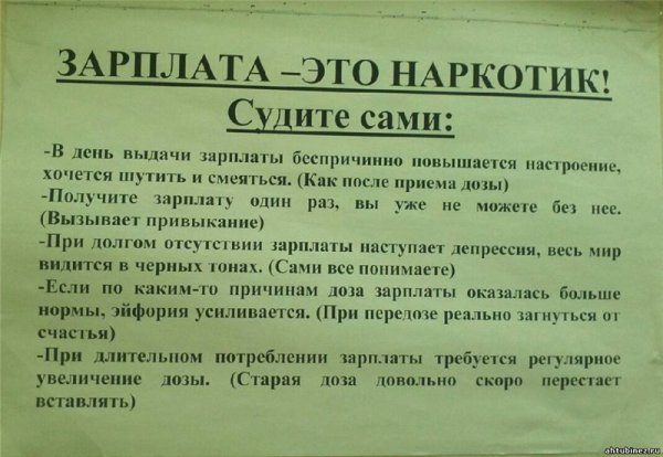Цитаты про зарплату смешные