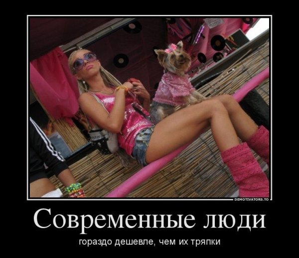 Современные девушки демотиватор