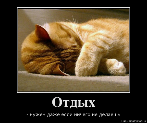 Надо отдыхать