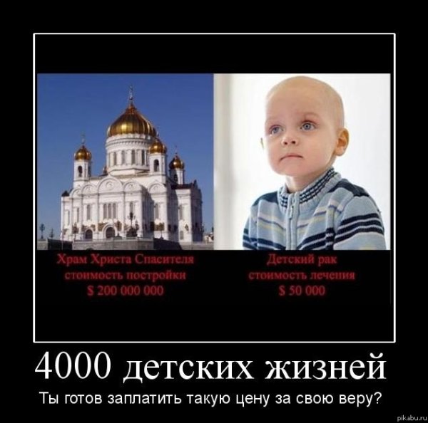 Демотиваторы про Церковь
