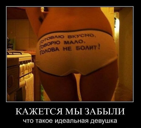 Идеальная женщина демотиватор