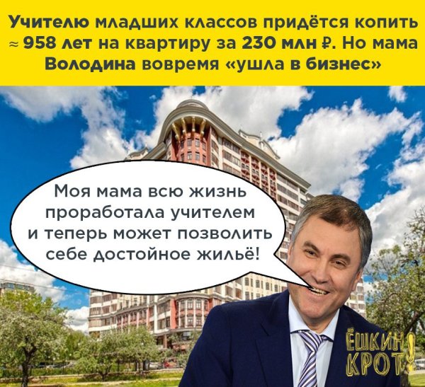 Мать Вячеслава Володина