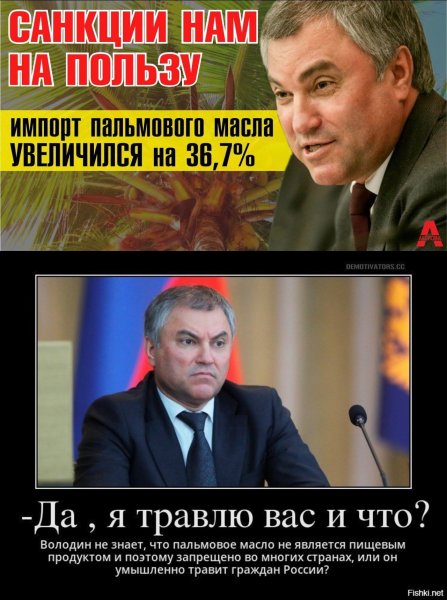 Пальмовое масло бизнес Володина и Путина
